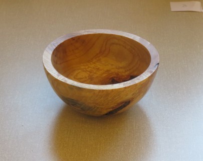 A spalted bowl won a commended certificate for Dean Carter